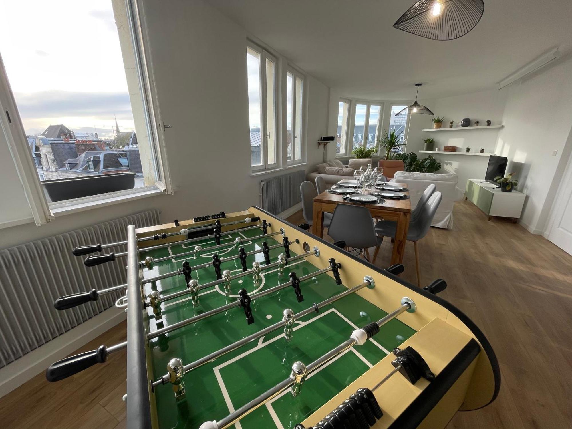 Hyper Centre-Babyfoot-Flechette Daire Arras Dış mekan fotoğraf